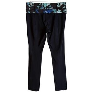 Lululemon Wunder Under Floral Waisted Full Length Groove Straight Leggings 6